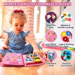 Qizfun Montessori Busy Board for Toddlers