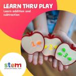 Skoolzy Apple Sorting Toy for Toddlers