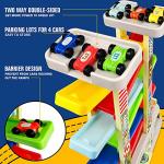 Montessori Car Ramp Toy with 6 Cars