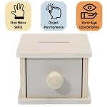 Montessori Coin Box for Toddler Learning Fun
