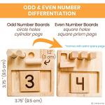 Little Bud Kids Counting Pegs Math Game