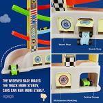 Montessori Car Ramp Toy with 6 Cars