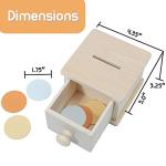 Montessori Coin Box for Toddler Learning Fun