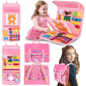 Montessori Busy Board for Toddlers - 20 Activities