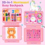 Montessori Busy Board for Toddlers - 20 Activities