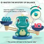 Dinosaur Math Balance Toys for Kids Ages 3+
