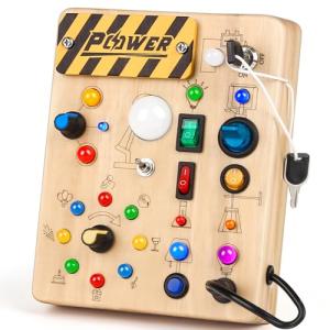 Joyreal Montessori Busy Board for Toddlers