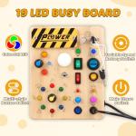 Joyreal Montessori Busy Board for Toddlers