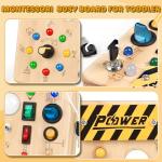 Joyreal Montessori Busy Board for Toddlers