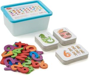 Wooden Alphabet Flash Cards & Letter Puzzle