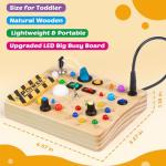 Joyreal Montessori Busy Board for Toddlers