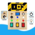 Montessori Busy Board for Toddlers and Preschoolers