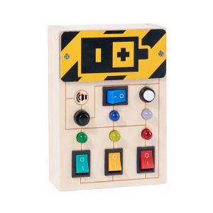 Montessori Busy Board for Toddlers with Lights