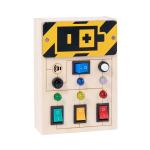 Montessori Busy Board for Toddlers with Lights