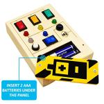 Montessori Busy Board for Toddlers and Preschoolers