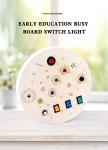 Montessori Busy Board with Lights and Sounds