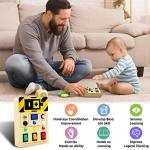 Montessori Busy Board for Toddlers and Preschoolers