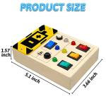 Montessori Busy Board for Toddlers and Preschoolers