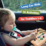 TOMYPONY Montessori Busy Board with 17 LED Lights