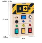 Montessori Busy Board for Toddlers with Lights