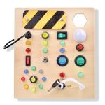 TOMYPONY Montessori Busy Board with 17 LED Lights