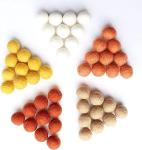 Mini Felt Ball Set for Fall Crafts