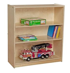 Birch Bookcase with Adjustable Shelves for Kids