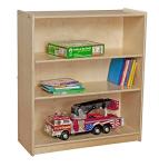 Birch Bookcase with Adjustable Shelves for Kids