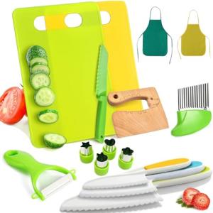 15-Piece Montessori Cooking Set for Kids