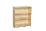 Birch Bookcase with Adjustable Shelves for Kids