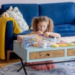 Kids Mosaic Art Kit with Tangram and Craft Supplies