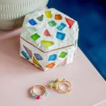 Kids Mosaic Art Kit with Tangram and Craft Supplies