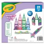 Crayola Glitter Magnetic Tiles Building Set for Kids