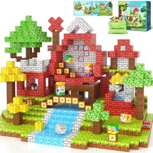Magnetic Animal Blocks for Creative Building Fun