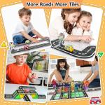 Magnetic Tiles Road Construction Set for Kids