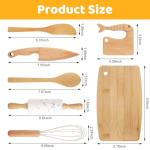 Wooden Toddler Knife Set with Cutting Board