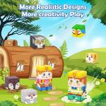 Magnetic Animal Blocks for Creative Building Fun