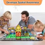 Magnetic Tiles Road Construction Set for Kids