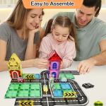 Magnetic Tiles Road Construction Set for Kids