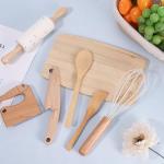 Wooden Toddler Knife Set with Cutting Board