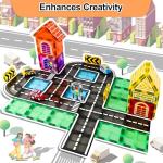 Magnetic Tiles Road Construction Set for Kids