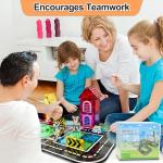 Magnetic Tiles Road Construction Set for Kids
