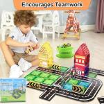 Magnetic Tiles Road Construction Set for Kids