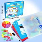 Magnetic Fraction Tiles and Circles Activity Set