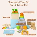 Woodtoe Montessori Wooden Learning Toys for Toddlers