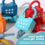 Dinhon Kids Matching Locks and Keys Learning Toy