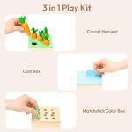 Woodtoe Montessori Wooden Learning Toys for Toddlers