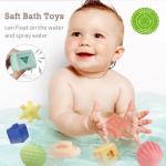 Weilim Montessori Soft Stacking Blocks Set for Babies