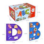 Wooden Alphabet Puzzle Set for Kids 3-5