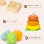 Woodtoe Montessori Wooden Learning Toys for Toddlers